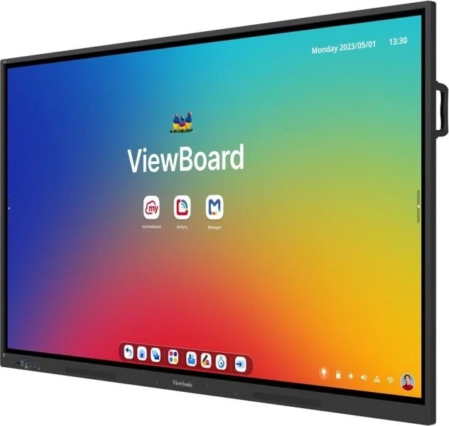 75” Smart interactive display ViewSonic IFP7534 / 4K / 8GB RAM / 128GB Storage / Black foto 3