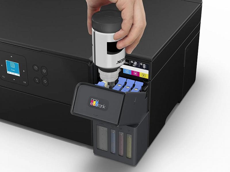MFD cu CISS Epson EcoTank L4360 / A4 / Duplex /  Wi-Fi / Black foto 4