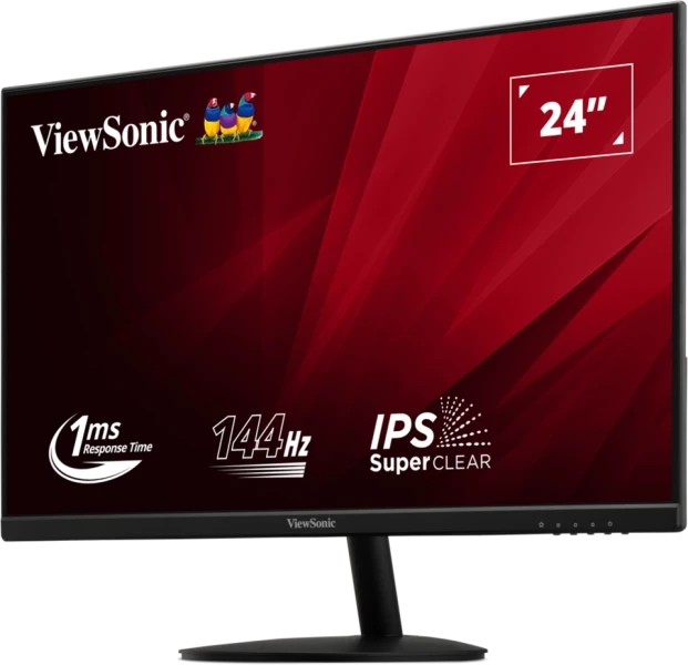 23.8” Monitor VIEWSONIC VA24E2-H / 144Hz/ 1ms / Black foto 3