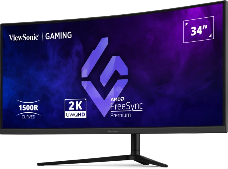 34” Monitor Gaming VIEWSONIC VX3418C-2K / 2K / Curved / 1ms / 180Hz / Black foto 3