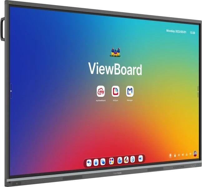 86” Интерактивный дисплей ViewSonic IFP8651-4C / 4K / 16GB RAM /  128GB Storage foto 2