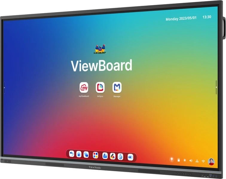 86” Интерактивный дисплей ViewSonic IFP8651-4C / 4K / 16GB RAM /  128GB Storage foto 3
