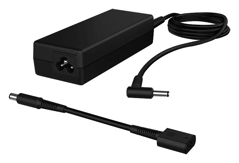 HP AC Adapter - 90W Smart AC Adapter, right-angled (90°) 4.5mm connector allows for connecting in l.