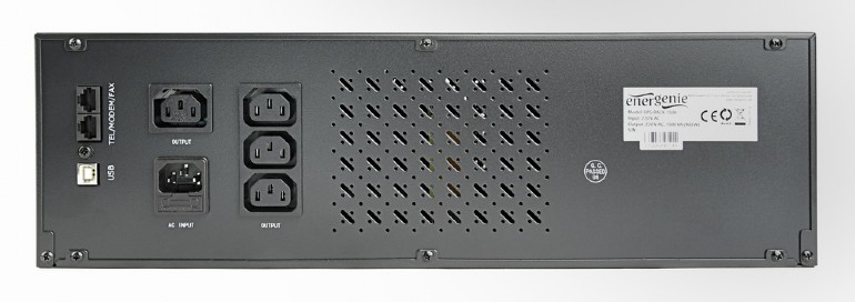 Gembird Rack 3.4U UPS UPS-RACK-1500, 1500VA/900...