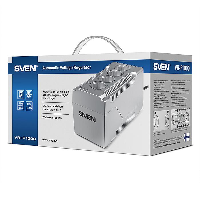 SVEN VR-F1000, 320W, Automatic Voltage Regulato...