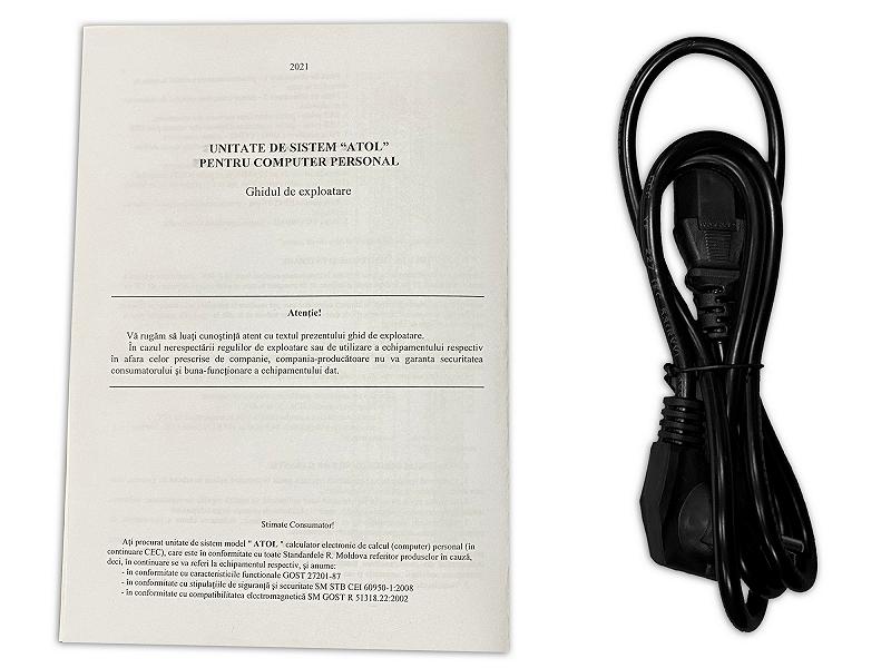 ATOL PC1027MP Home #1 v5 cu Intel Pentium G6405, 8GB RAM, SSD 256GB, Linux foto 5