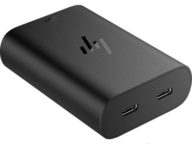 Incarcator de laptop HP GaN USB-C de 65 W (600Q7AA) foto 3