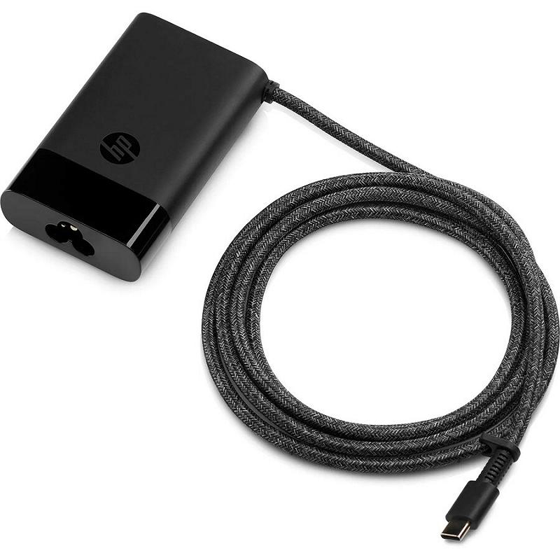HP AC Adapter - HP USB-C 65W Laptop Charger EURO (smart power delivers 15W, 27W, 60W, or 65W)