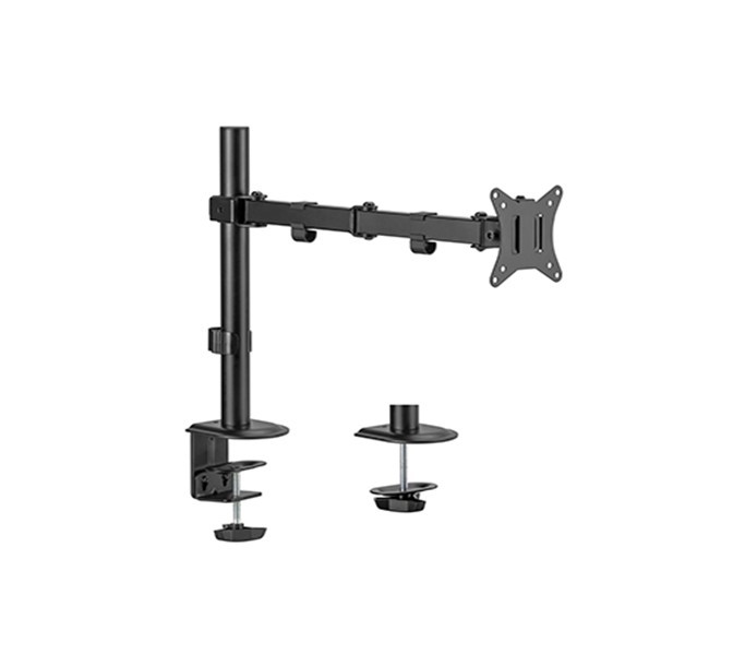 Arm for 1 monitor 17”-32”  Gembird MA-D1-01, Adjustable desk display mounting arm (rotate, tilt, sw.