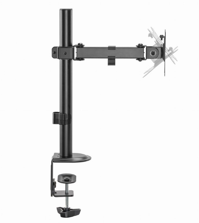 Brat singular pentru monitor cu montare de masa 17”-32” Gembird MA-D1-03 foto 5