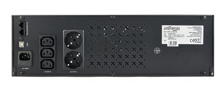 Gembird Rack 3.4U UPS UPS-RACK-2000, 2000VA/120...