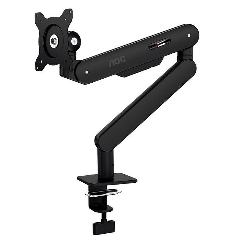 Arm for 1 monitors 17”-34” -  AOC AM400B Black, Desk Clamp/Grommet, Aluminum structure, Mechanical . foto 4