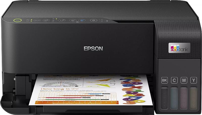 MFD CISS Epson EcoTank L3550 black, Color Print...
