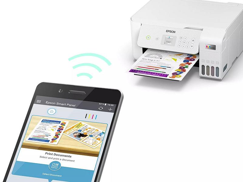 MFD CISS Epson EcoTank L3266 white, Color Print...