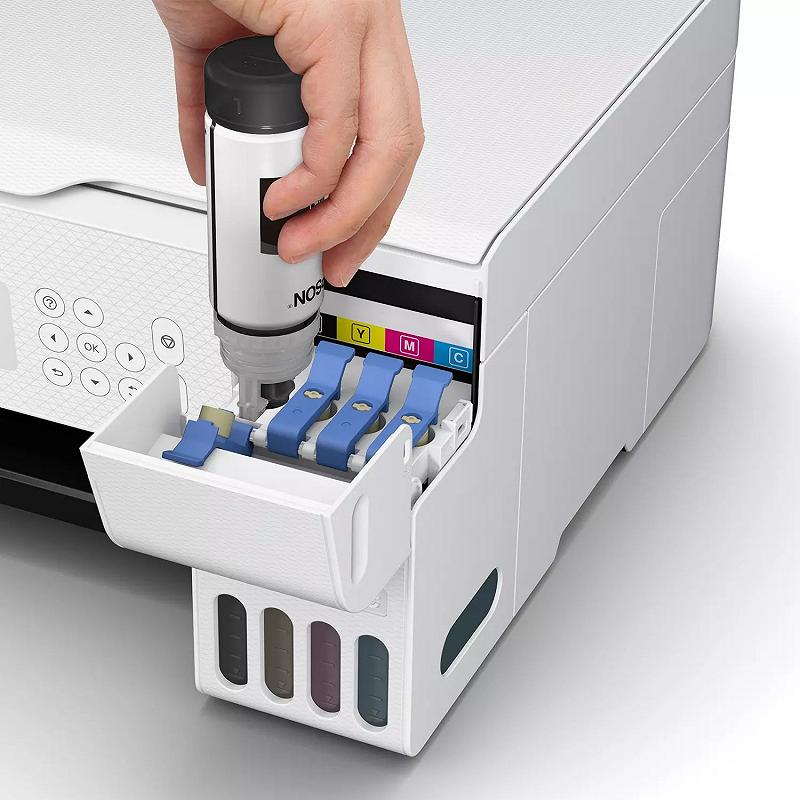 MFD CISS Epson EcoTank L3266 white, Color Print...