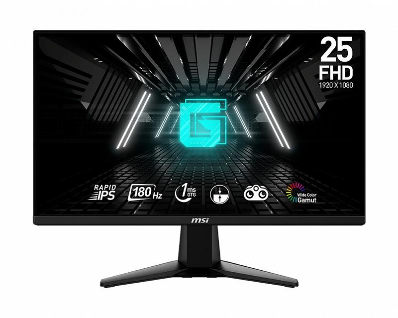 24.5” MSI IPS LED G255F Black (1ms, 1000:1, 300...