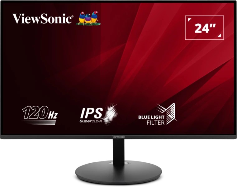 23.8” Monitor VIEWSONIC VA24E1-H / 120Hz/ 5ms / Black